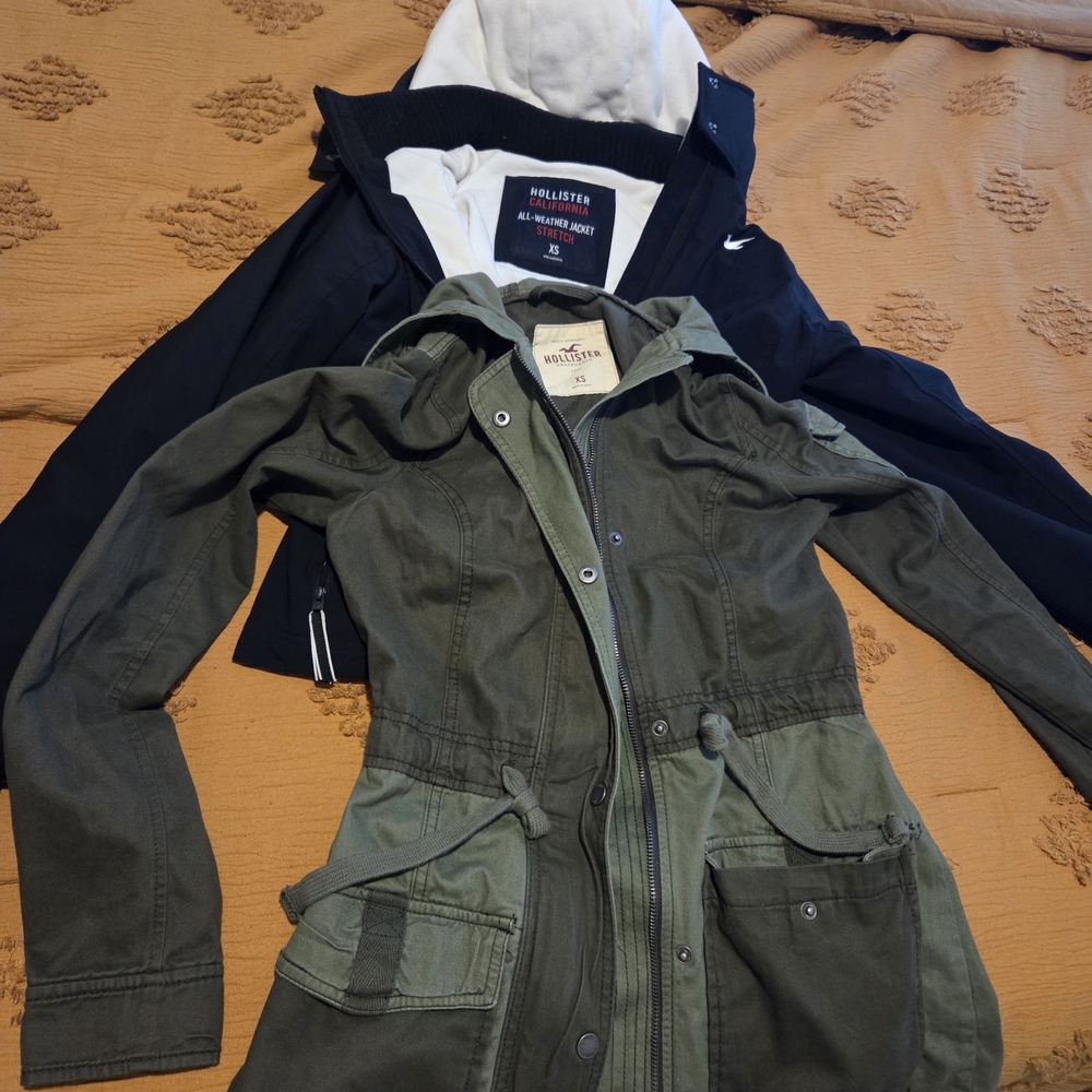 Hollister Olive Green Utility Jacket